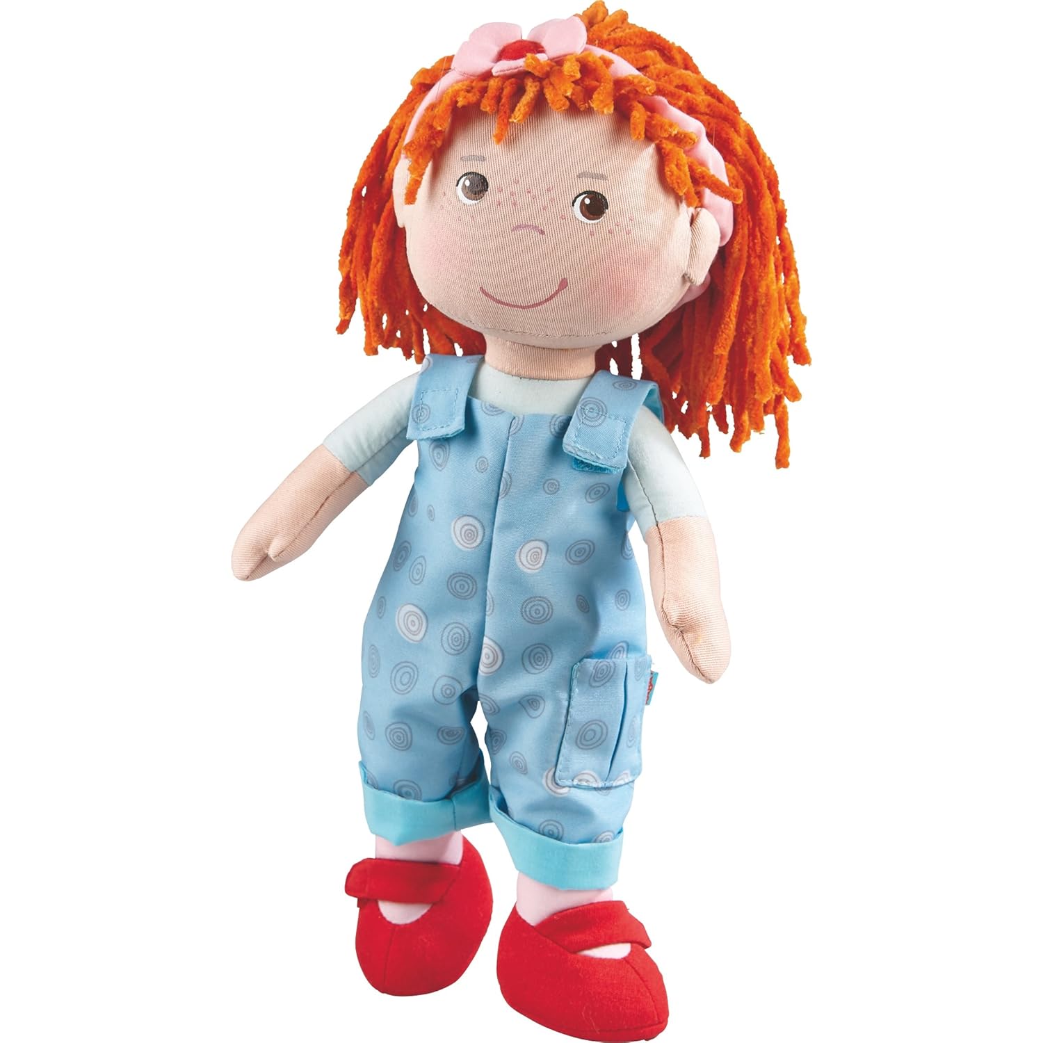 haba isabelle 12" soft doll with red hair and brown eyes